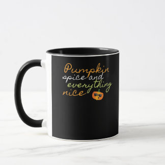 Pumpkin Spice & All Nice Halloween Trending Mugg
