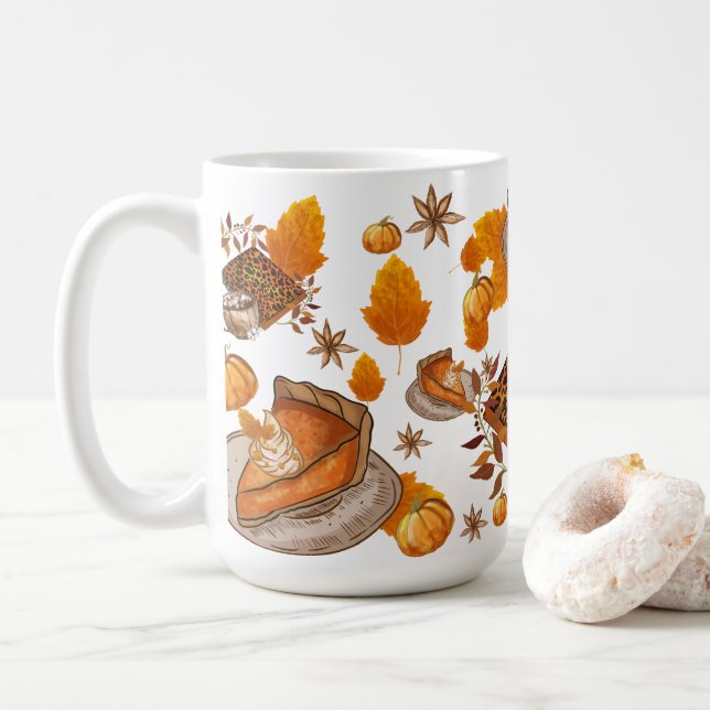 Pumpkin Spice & All Nice Kaffemugg (Med munk)