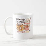 Pumpkin Spice & All Nice Kaffemugg<br><div class="desc">Klassisk pumpkryddslogan för mysiga säsong-bäran.</div>