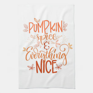 Pumpkin Spice & All Nice Kökshandduk