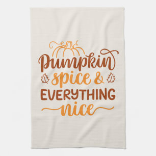 Pumpkin Spice & All Nice Kökshandduk