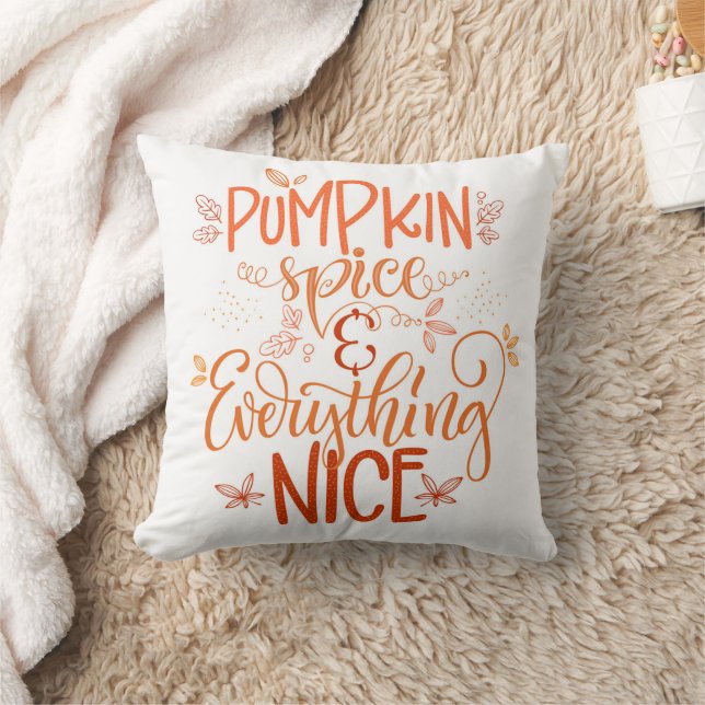 Pumpkin Spice & All Nice Kudde (Filt)