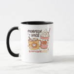 Pumpkin Spice & All Nice Mugg<br><div class="desc">Klassisk pumpkryddslogan för mysiga säsong-bäran.</div>