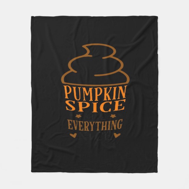 Pumpkin Spice & All Nice Premium Fleecefilt (Framsidan)