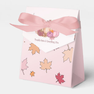 Pumpkin Spice & All Nice Rosa Höst löv Presentaskar