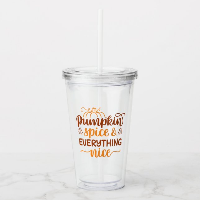 Pumpkin Spice & All Nice Take Away Mugg (Framsida)