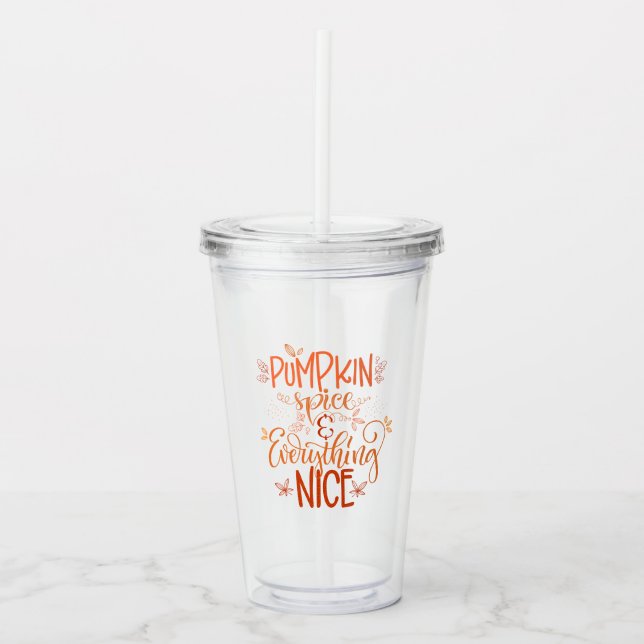 Pumpkin Spice & All Nice Take Away Mugg (Framsida)