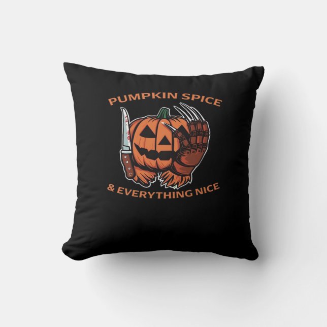 Pumpkin Spice & All Snygg PM Kudde (Framsida)