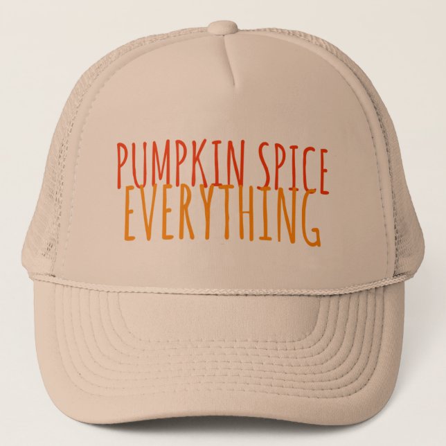 Pumpkin Spice All Truckerkeps (Framsida)