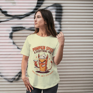 Pumpkin Spice & All Vice FUNNY Thanksgiving T Shirt