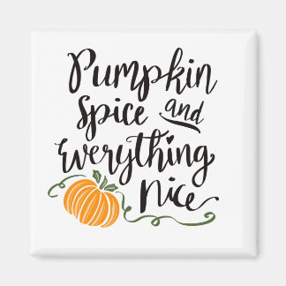 Pumpkin Spice Allt fint, Fall Pumpkin Magnet