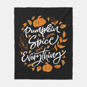 Pumpkin Spice Allt Fleecefilt