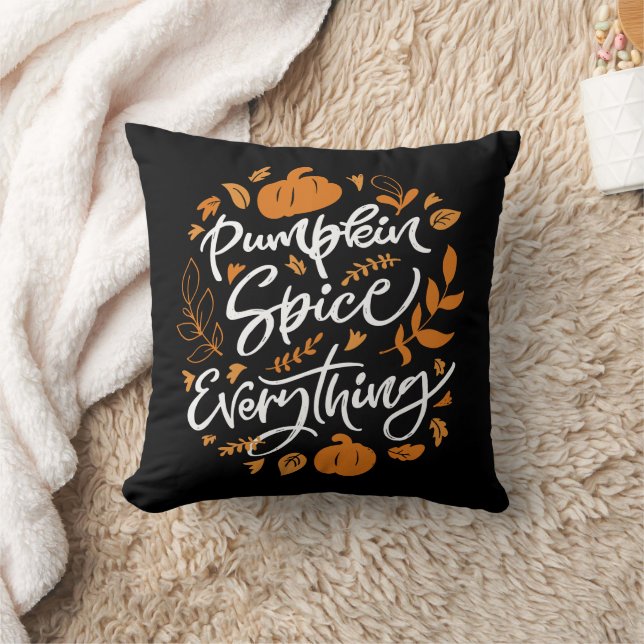 Pumpkin Spice Allt Kudde (Filt)