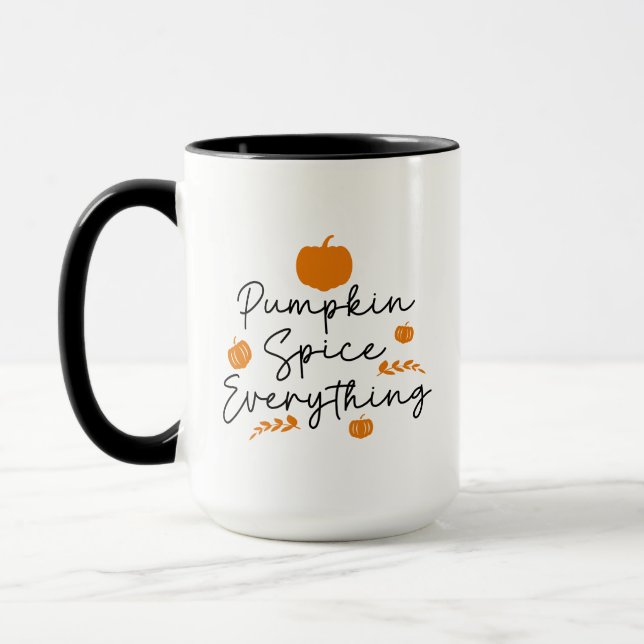 Pumpkin Spice Allt Mugg (Vänster)
