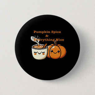Pumpkin Spice & Allt Nice - höstfall Knapp