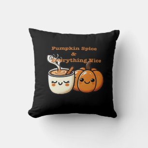 Pumpkin Spice & Allt Nice - höstfall Kudde