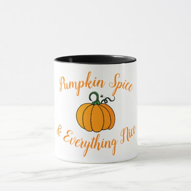 Pumpkin Spice & Allt Nice Mugg (Center)