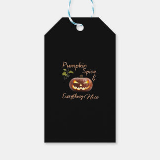Pumpkin Spice $ Allt Nice Presentetikett