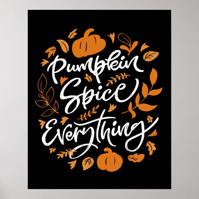 Pumpkin Spice Allt Poster (Framsidan)