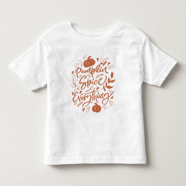 Pumpkin Spice Allt T Shirt (Framsida)