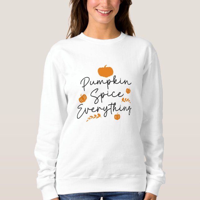 Pumpkin Spice Allt T Shirt (Framsida)