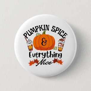 Pumpkin Spice Allting Nice Knapp