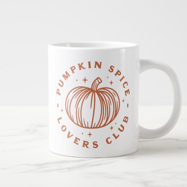 Pumpkin Spice Älskare Klubb Jumbo Mugg (Höger)