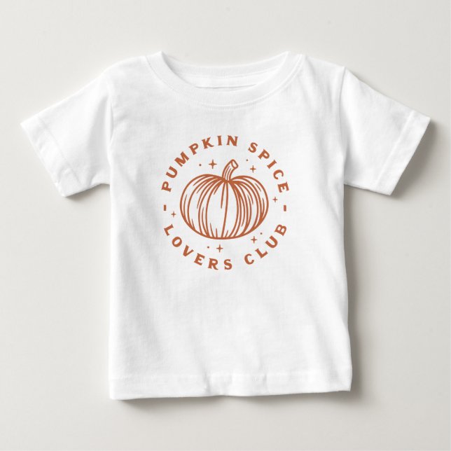 Pumpkin Spice Älskare Klubb T Shirt (Framsida)