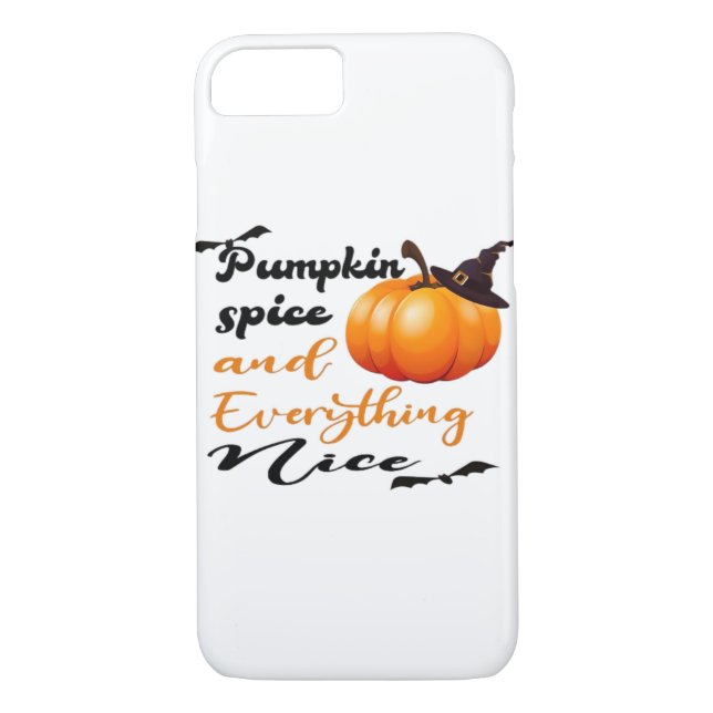Pumpkin Spice and All Nice Fall Halloween G Case-Mate iPhone Skal (Baksida)