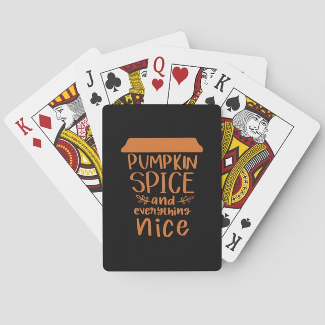 Pumpkin Spice and All Nice - Hösten Sl Casinokort (Baksidan)