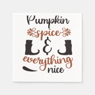 Pumpkin Spice and All Nice - Lårhösten D Pappersservett