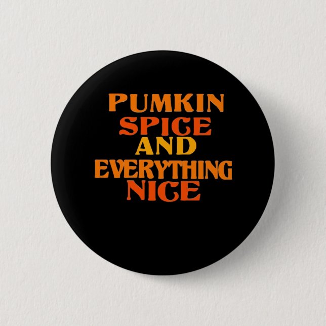 Pumpkin Spice and All Nice Quote Sloth Knapp (Framsida)