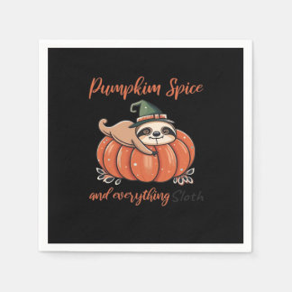 Pumpkin Spice and All Sloth Pappersservett