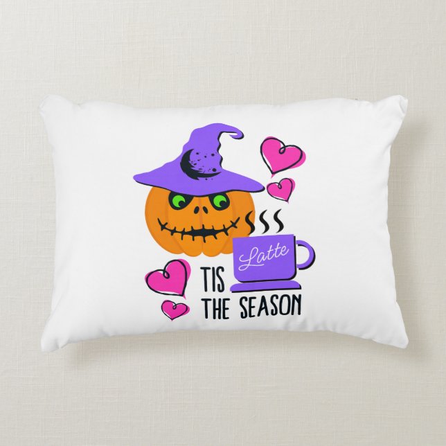 Pumpkin Spice and Everything Nice Pillow Prydnadskudde (Framsidan)
