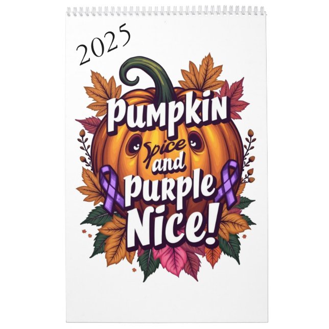 Pumpkin Spice and Lila Nice: Fall Awarenes Kalender (Omslag)