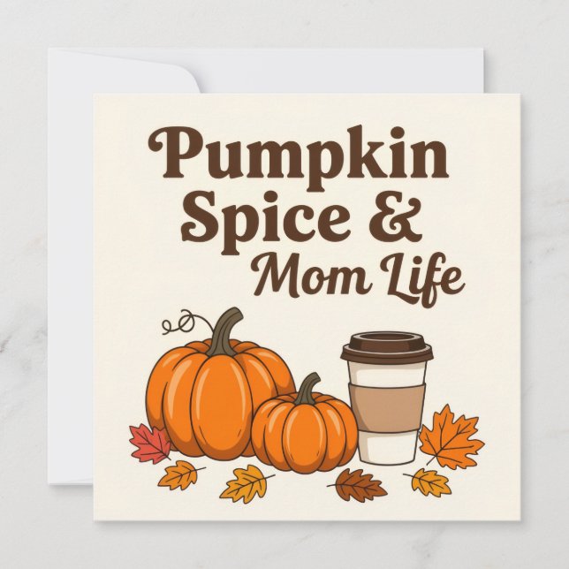Pumpkin spice and mom life (Framsida)