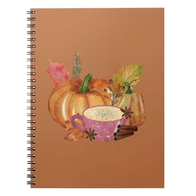 Pumpkin Spice Anteckningsbok (Framsidan)