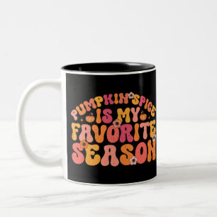 Pumpkin Spice är min favoritsäsong Två-Tonad Mugg