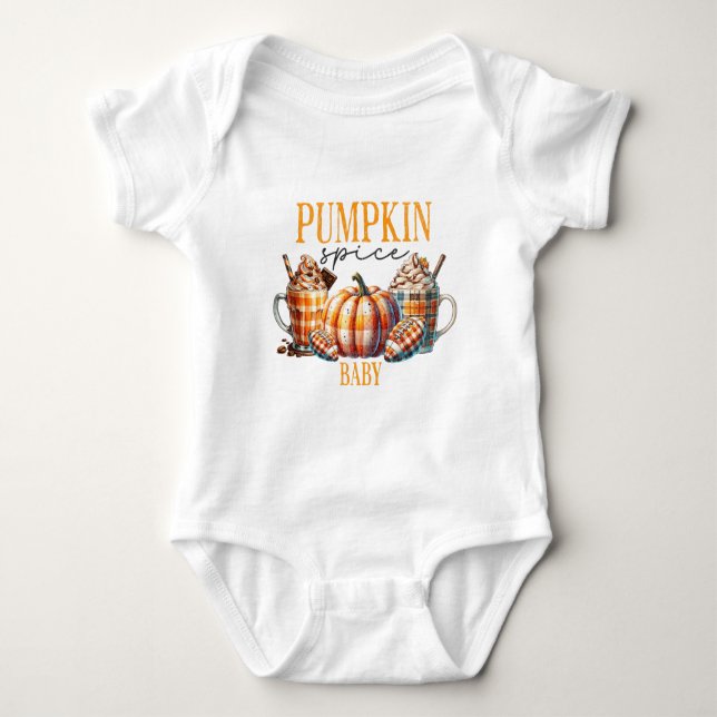 Pumpkin Spice Baby - Fall T Shirt (Framsida)