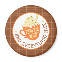 Pumpkin Spice Badge Fall