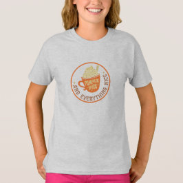 Pumpkin Spice Badge Girl's T-Shirt