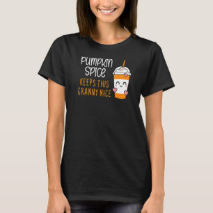 Pumpkin Spice-Behållor i höstsäten i Granny T Shirt