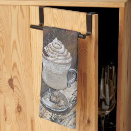 Pumpkin Spice Brown och Guld Kitchen Towel Kökshandduk