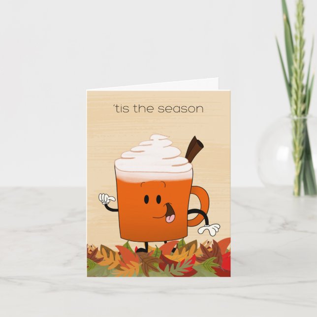 Pumpkin Spice Card Kort (Framsida)