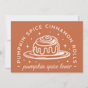 Pumpkin Spice Cinnamon Rolls Kort