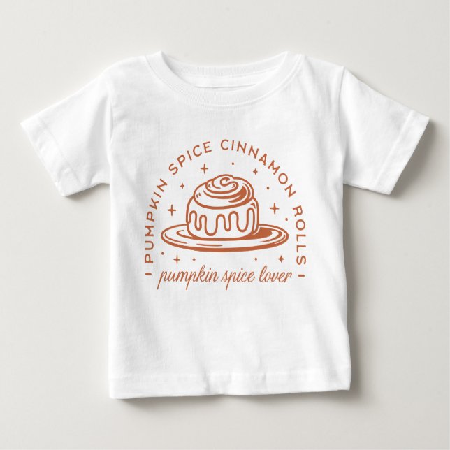 Pumpkin Spice Cinnamon Rolls T Shirt (Framsida)
