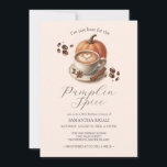 Pumpkin Spice Coffee 60th Birthday Invites Inbjudningar<br><div class="desc">Celebrate in cozy autumn style with these pumpkin spice invitations—perfect for a fall 60th birthday party! Featuring charming watercolor artwork of a latte with heart-shaped foam, scattered coffee beans, and seasonal flair, these 60th birthday invites are ideal for women seeking warm and stylish 60th birthday themes. Whether you're planning an...</div>