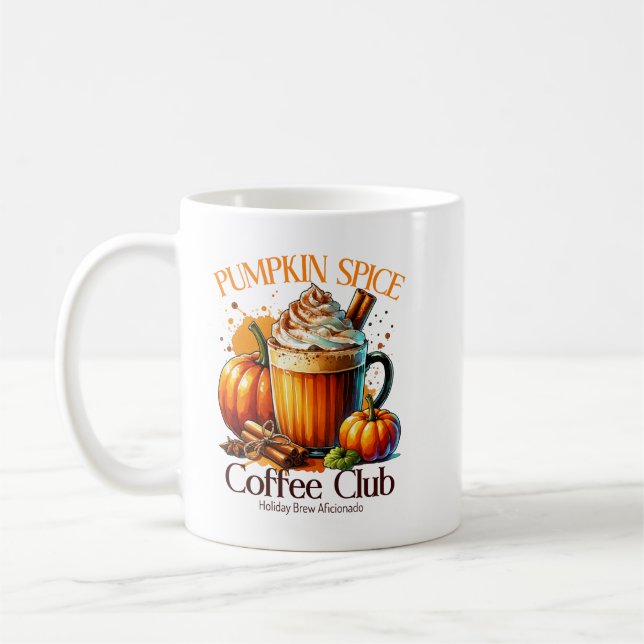 Pumpkin Spice Coffee-Klubb Kaffemugg (Vänster)