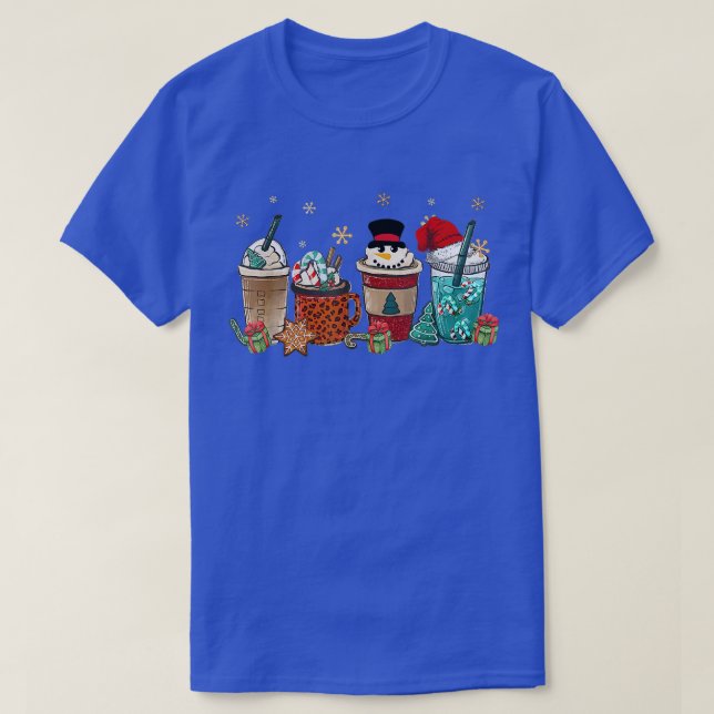 Pumpkin Spice Coffee Latte Fall Autumn Season Helv T Shirt (Design framsida)