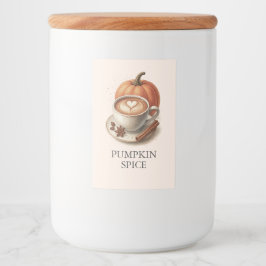 Pumpkin Spice Coffee Möhippa Stickers Mat Etikett